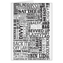 Scouse Words & Phrases Greeting Card