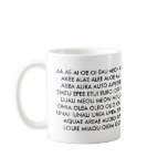 Scrabble Mug - "All I have are Vowels!"