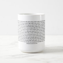 Scrabble Mug -  X Words List