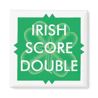 Scrabble St. Patrick`s Double Score Magnets