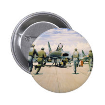Scramble at Phan Rang by William S. Phillips Pinback Button