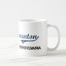 Scranton Pennsylvania City Classic Coffee Mugs