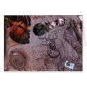 Scrap metal and digital painting collage cards