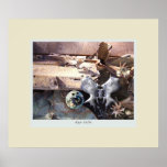 Scrap metal still life posters
