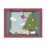 Scrap Paper Christmas Post Card postcards