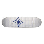 Scrap paper skate board deck