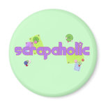 Scrapaholic Scrapbook Lovers Magnet
