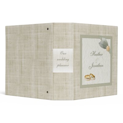 Wedding Planner Scrapbook on Personalised Wedding Planner Binder In Scrapbook Style With Beautiful