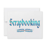 SCRAPBOOKING invitations
