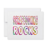 Scrapbooking Rocks invitations