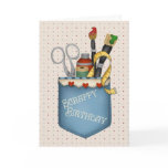 Scrappy Birthday Greeting Card