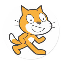 Scratch Cat stickers stickers