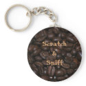 Scratch & Sniff Coffee Keychain