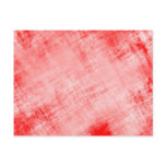 Scratched Distressed Parchment Paper: Faded Red Postcard