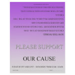 ScratchOffGive Purple Basic Fundraising Brochure flyers