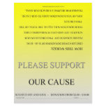 ScratchOffGive Yellow Basic Fundraising Brochure flyers