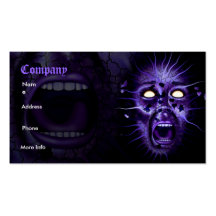 Scream Business Card