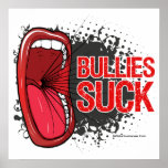 Scream It Bullies Suck Poster posters