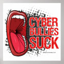 Scream It Cyber Bullies Suck posters