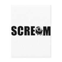 Scream Postcard