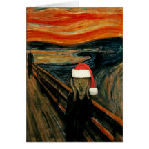 Scream Santa Greeting Card