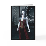 Scream Vampire Halloween Party Invitation Card