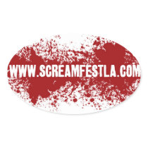 Screamfest Sticker- oval