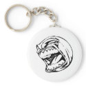 Screaming Baseball keychains