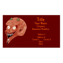 Screaming Demon Business Card