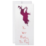 Screaming Ghost Bookmark Full Color Rack Card