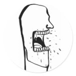 Screaming Head stickers