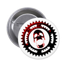 Screaming Skull button