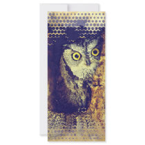 SCREECH OWL Rack Card