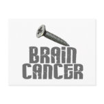 SCREW Brain Cancer 1 Post Card