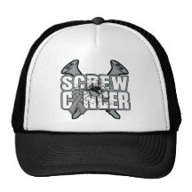 Screw Brain Cancer Trucker Hats