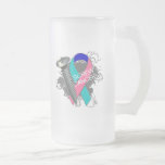 Screw Cancer - Grunge Thyroid Cancer mugs