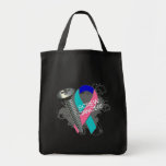 Screw Cancer - Grunge Thyroid Cancer bags