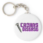 Screw Crohn's Disease 2 keychains