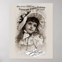 Screw Fastened Shoes Girl Posters