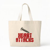 SCREW Heart Attacks 1 Canvas Bags
