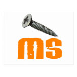 Screw MS 1 Multiple Sclerosis Post Cards