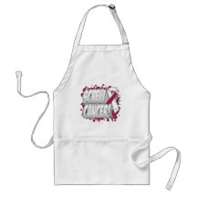 Screw Throat Cancer Comic Style Apron