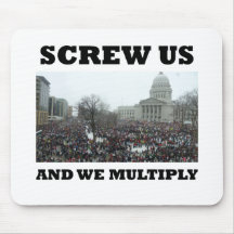 Screw us and we multiply mouse mats