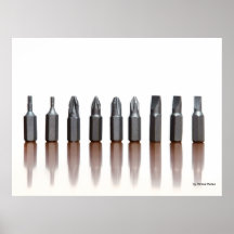 Screwdriver-types, by Sinisa Botas Poster