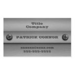 Screwed Metal Business Cards