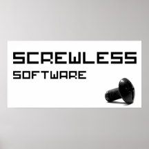 ScrewLess Software Logo Print