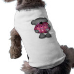 scribble hearts love bear doggie tee