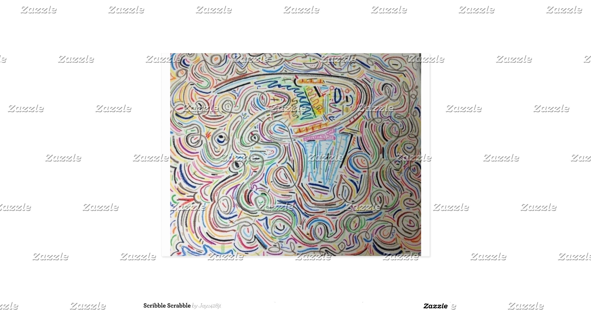 Scribble Drawing Uk : Scribble scrabble postcard zazzle