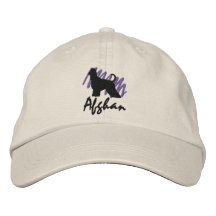 Scribbled Afghan Embroidered Baseball Cap