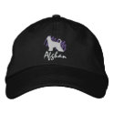 Scribbled Afghan embroidered hats